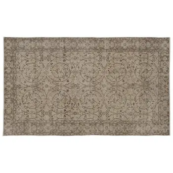 

Handmade Beige Vintage English English Area Rug 142x244 Cm-4'8''X8'0''