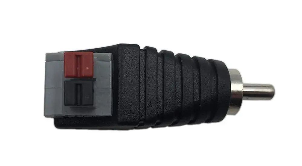 Динамик Phono RCA папа 2 Винтовые клеммные полосы аудио видео пружинный пресс тип Balum