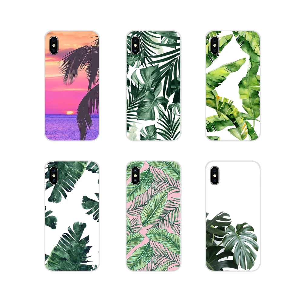 Accessories Phone Cases Covers Palm Tree leaf leaves For Xiaomi Mi4 Mi5 Mi5S Mi6 Mi A1 A2 A3 5X 6X 8 CC 9 T Lite SE Pro | Мобильные