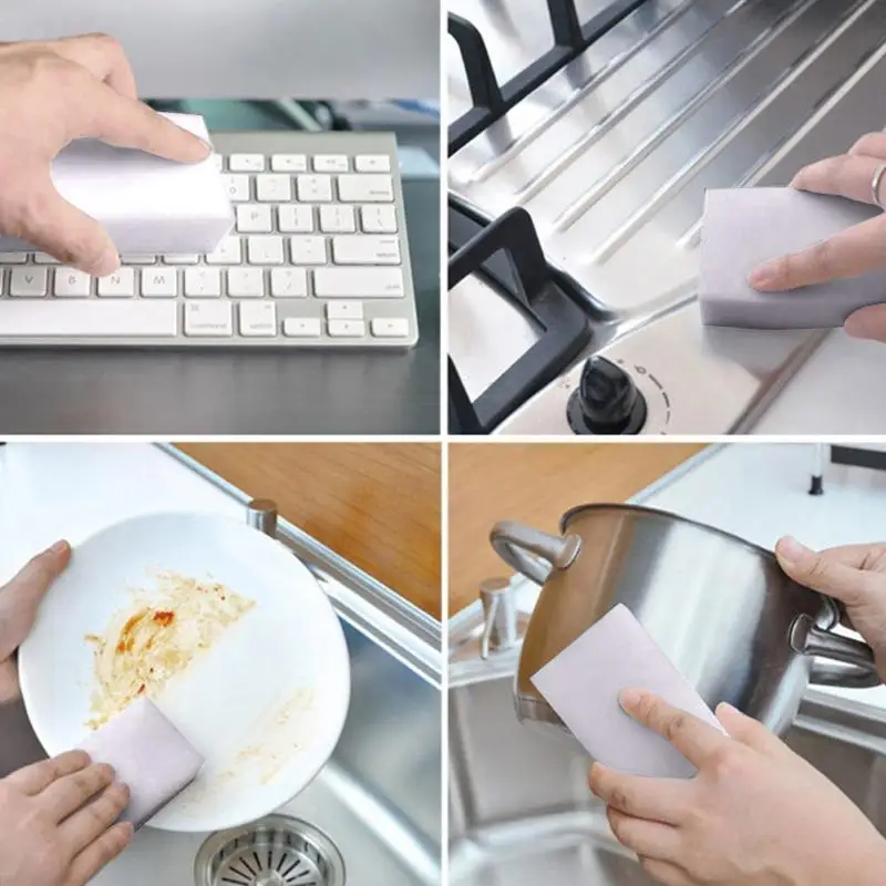 

3/20/50/100Pcs High Density Melamine Sponge Magic Sponge Eraser Cleaner Dish Cleaning Kitchen Office Bathroom Clean Accessories