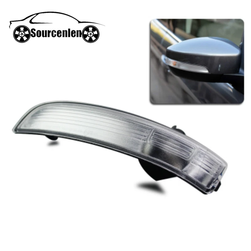 

Pair of Mirror Turn Signal Corner Light Lamp Cover Shade Screen for Ford Focus 2 3 Mondeo