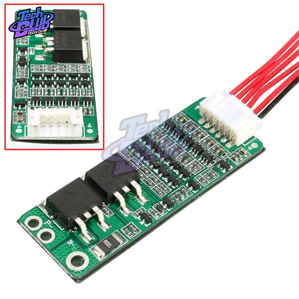 

BMS 5S 15A 18V 21V 18650 Li-ion Lithium Battery Charger Protection Board Balancer Power Bank Charger for Drill