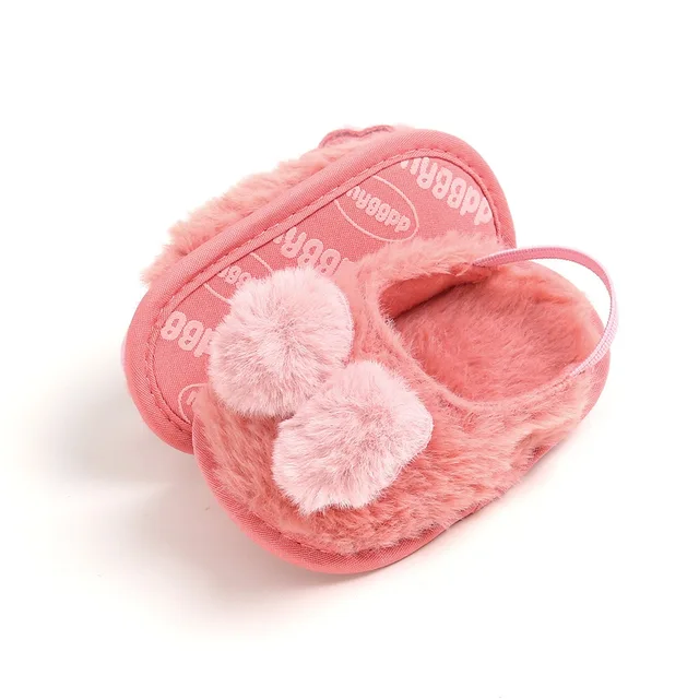 Baby Girls Cotton Shoes Retro Spring Autumn Toddlers Prewalkers Cotton Shoes Infant Soft Bottom First Walkers 0-18M G4-Z