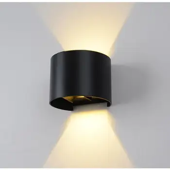 

Adjustable 12W LED Wall Lamp IP65 Waterproof Indoor & Outdoor Aluminum Wall Light Surface Mounted Round LED Garden Porch Light
