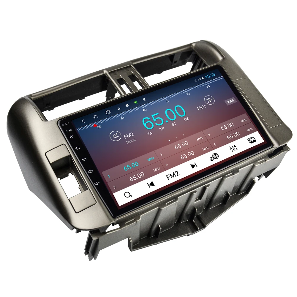 EKIY 9 ''ips Android 8,1 Автомобильный мультимедийный 4G+ 64G Авторадио для Toyota Land Cruiser Prado 150 2010-2013 стерео DSP gps навигация