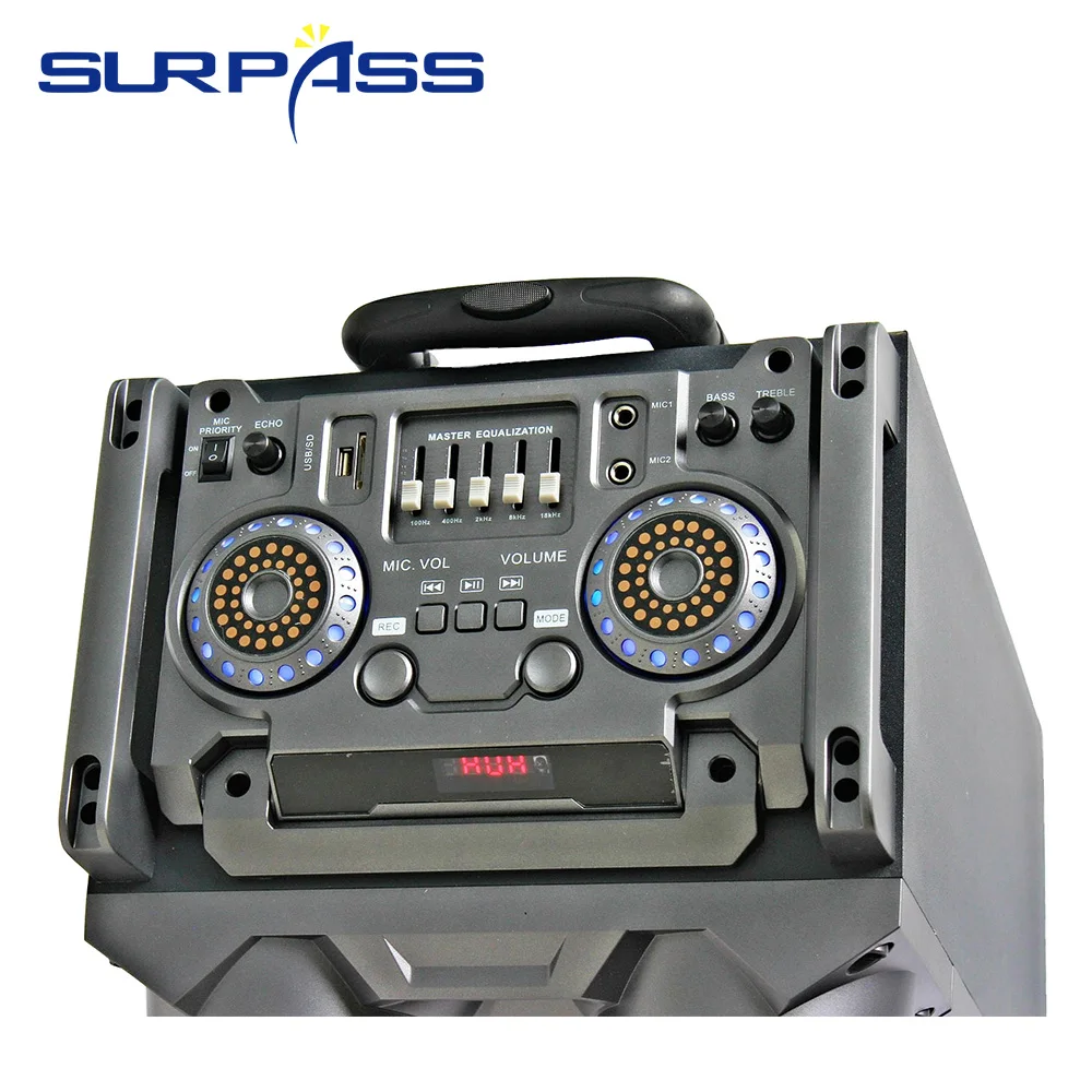 Портативная беспроводная Bluetooth Колонка для караоке сабвуфер динамик