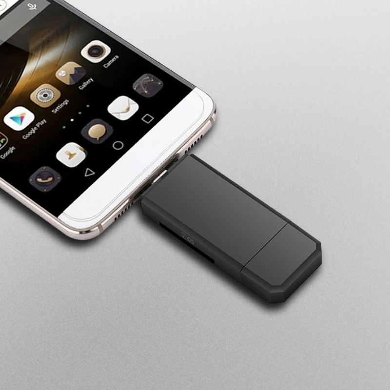 Micro USB OTG к USB 2,0 адаптер SD Micro SD кардридер для ПК мобильного телефона планшета