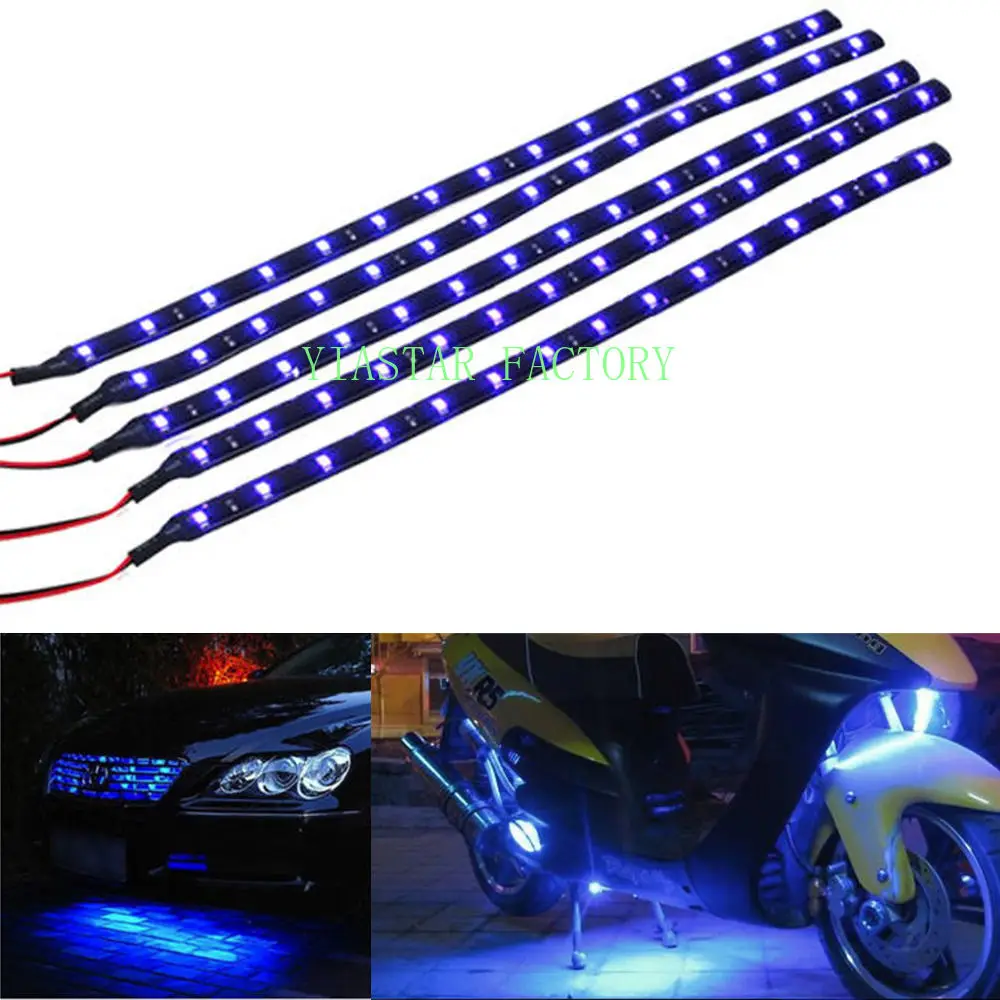 50 шт. 30 см 15SMD DRL Светодиодный дневной светильник Автомобильный светодиодный