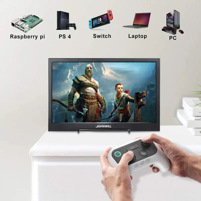 10 1 дюймов 2K сенсорный экран ips портативный игровой монитор ПК светодиодный ЖК