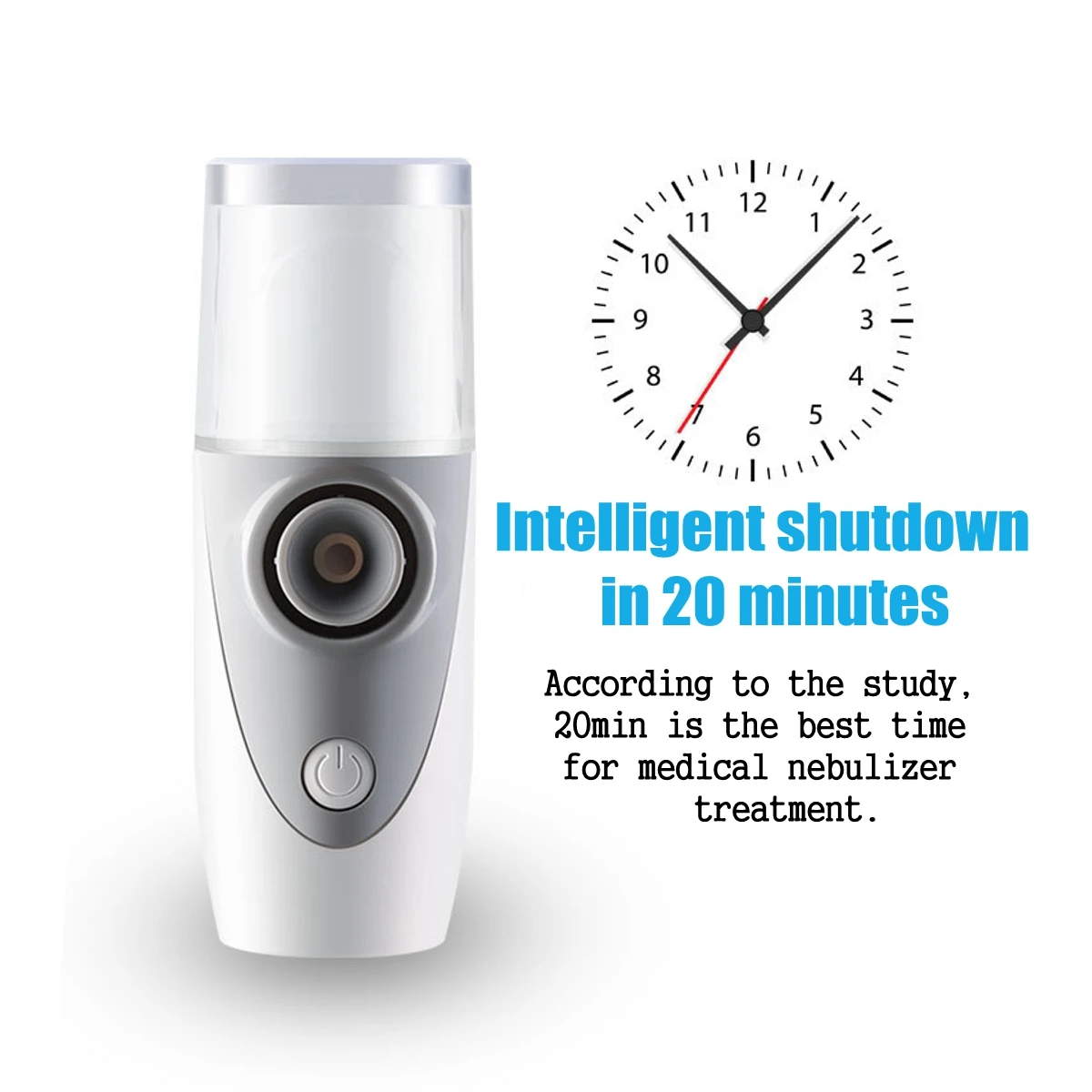 Portable Mini Handheld Facial Steamer Nebuliser Steaming Skin Care Atomizer Respirator Humidifier Adult Kid Inhaler Nebulizer