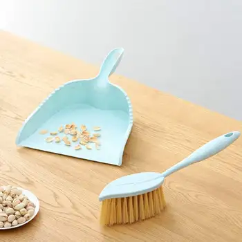 

Broom Dustpan Set Office Keyboard Desktop Sweeper Mini Household Cleaning Small Brush