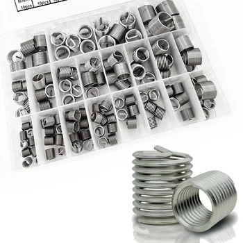 

Tools Thread Repair 120pcs Set Silver With Storage Box Inserts Helicoil