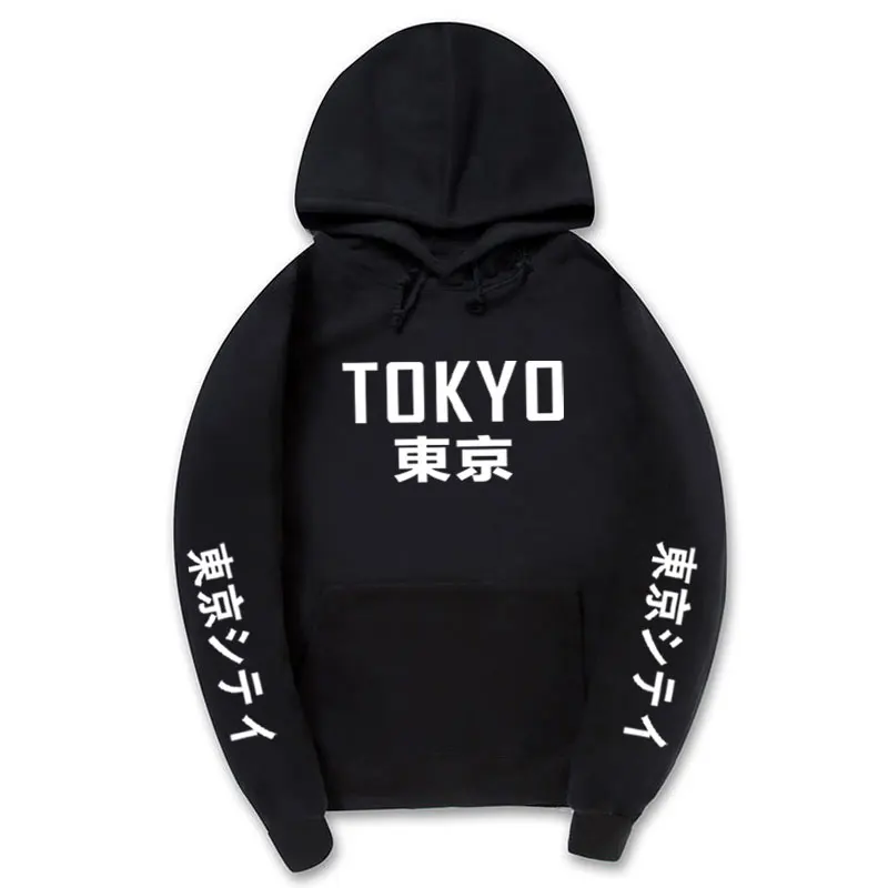 black MS418 Новая мода off white мужские толстовки Харадзюку толстовки с капюшоном с принтом города Токко пуловер Толстовка в стиле хип-хоп Уличная одежда Размер S-3XL - Цвет: black MS418
