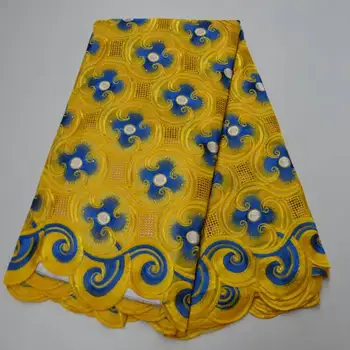 

Latest Swiss Voile Lace In Switzerland 2020 High Quality African Lace Fabric 100% Cotton Lace For Women Party Wedding YW7317