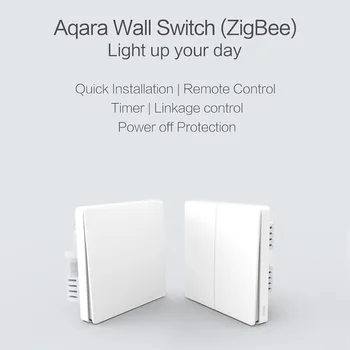 

Xiaomi Wall Switch ZigBee Smart Home Wireless Smart Light Control Switch Control Wall Remote Control Switch