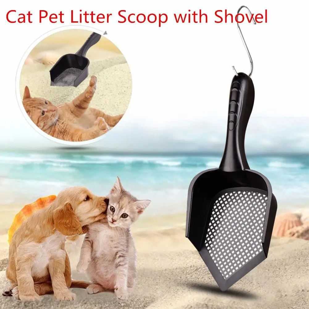 

Kuulee High Quality Indoor Portable Durable Plastic Practical Cleaning Cat Pet Litter Scoop with Shovel