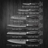 XINZUO 6 Pcs Kitchen Knives Sets High Carbon Japanese VG10 Damascus Steel Chef Santoku Bread Utility Knife Pakka Wood Handle ► Photo 2/6