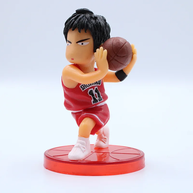 7,3 см 5 шт./партия на основе мультфильма Slam Dunk Shohoku баскетбольная фигура игрока игрушка Hanamichi Rukawa Kaede аниме модель