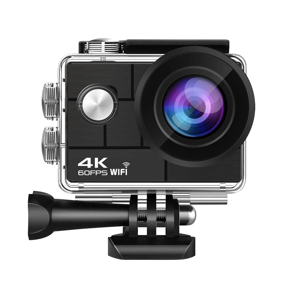 Action Camera Ultra HD 4K WiFi Remote Control Outdoor Mini Sports Camera 30m Go Waterproof Pro 170D Video Recording Camera 