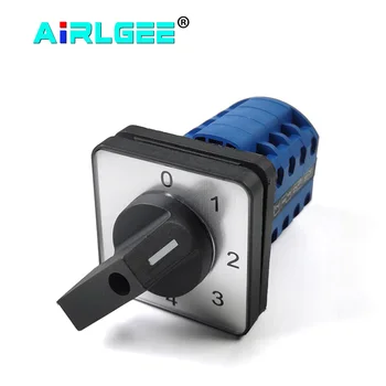 

LW28-20 AC380V 20A 0-4 5Positions 16 Terminals Changeover Cam Switch