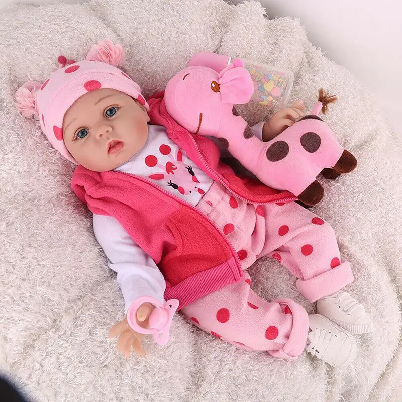 Us 40 43 29 Off Bebes Reborn Dolls Realistic Newborn Baby Doll Soft Full Body Real Life Silicone Vinyl Handmade Girl Boneca Doll Christmas Gift