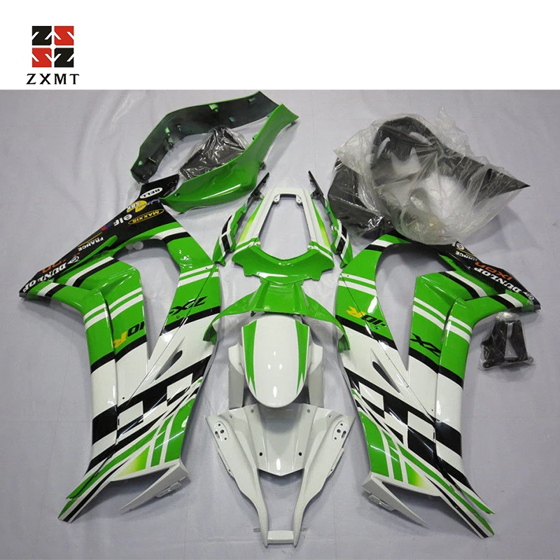 ZXMT мотоцикл обтекатель комплект кузов подходит для Kawasaki ninja ZX10R 2011- 12 13 14 ABS впрыска УФ светильник технология отверждения