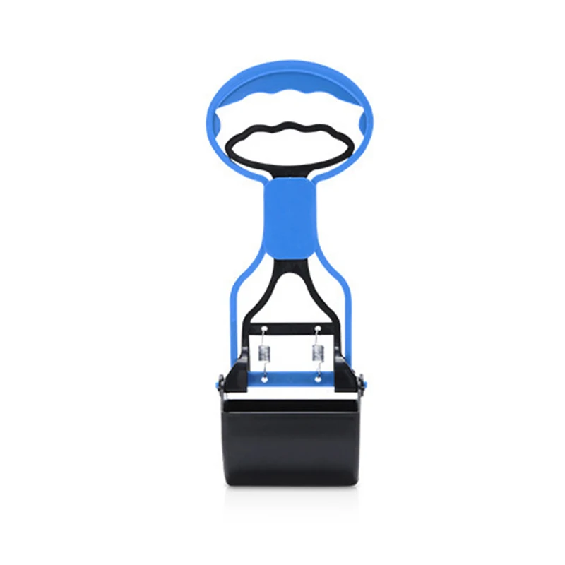 Blue Открытый чистый питомец Pooper Совок с длинной ручкой челюсти Poop Совок подобрать животное отходы собаки щенка кошки отходы палочки для чистки лопаты инструменты - Color: Blue
