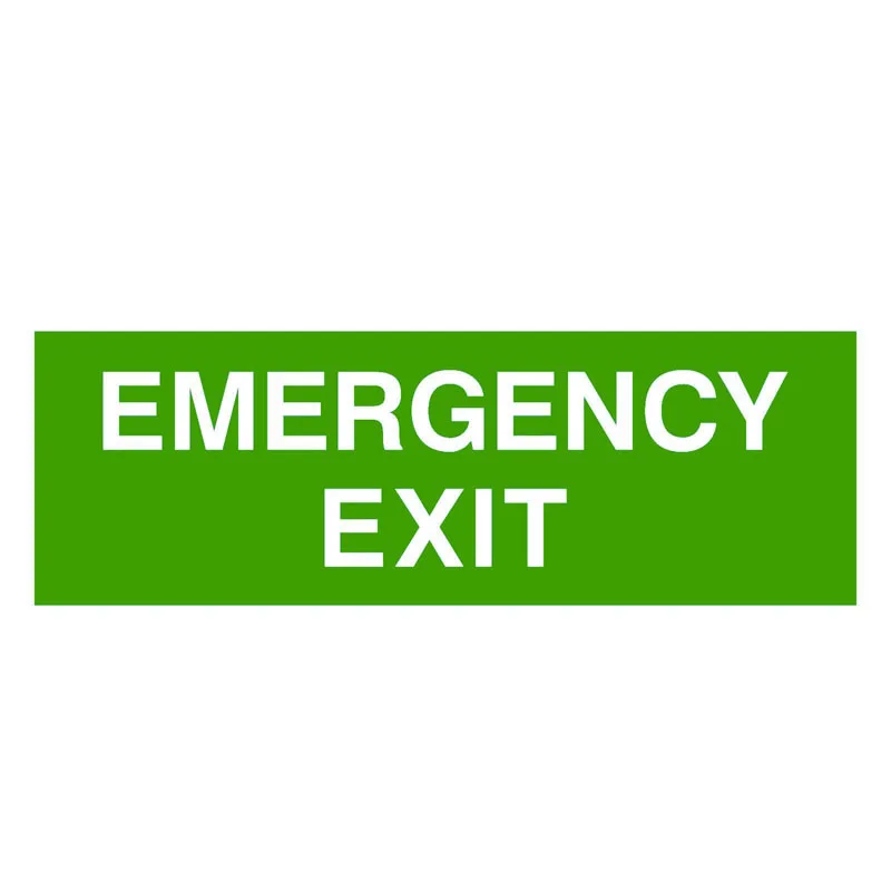 

Personality Warning Car Sticker EMERGENCY EXIT Vinyl Car Stickers Decals Motorcycl Accessories PVC 15CM*5CM