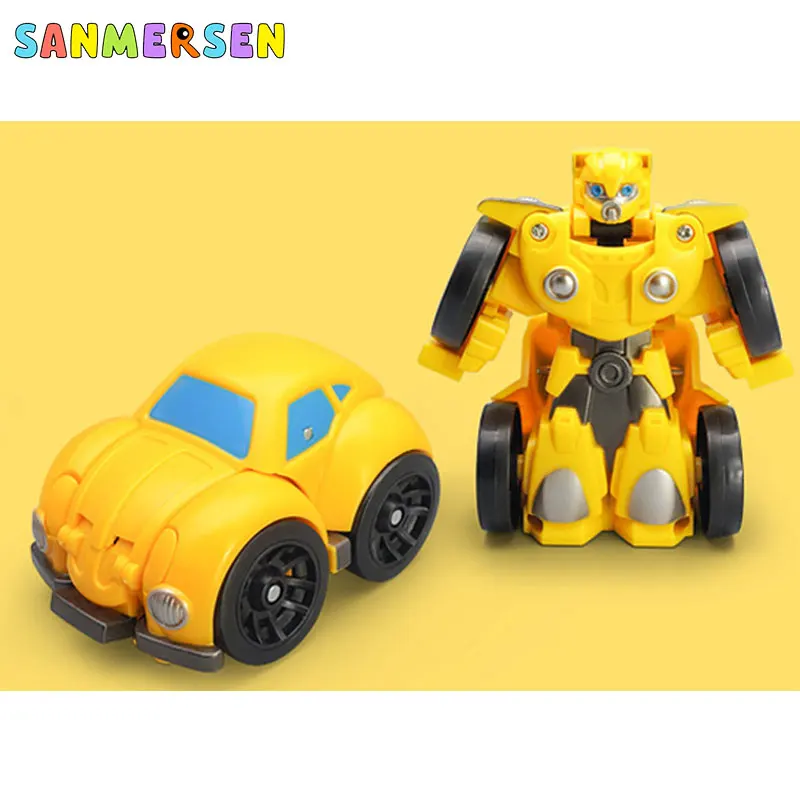 Робот-трансформация, игрушка, оттягивающая машину, деформация, робот, фигурки, игрушки для мальчиков, коллекция автомобилей, модель автомобиля, детские игрушки - Цвет: 1074