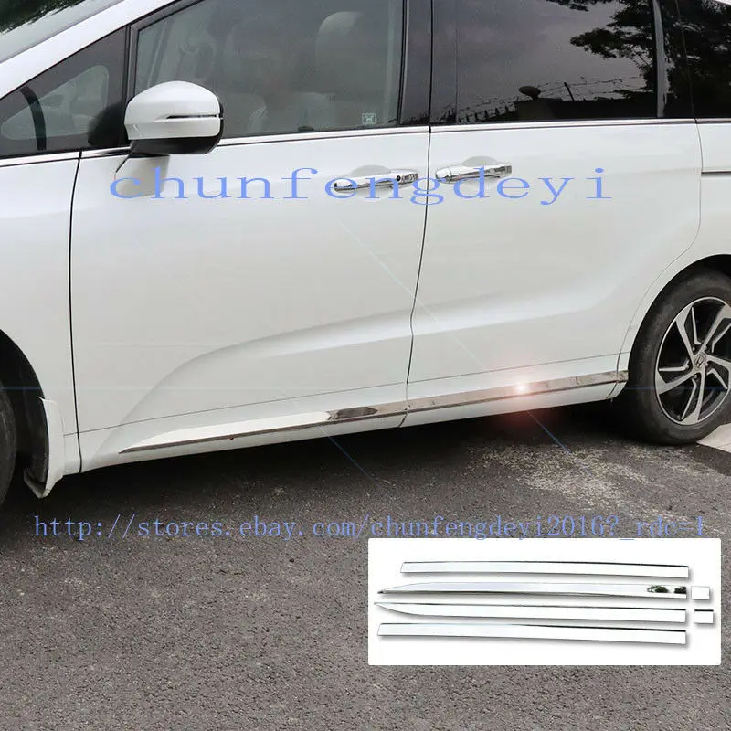 Для Honda Odyssey 20152016 6 шт из нержавеющей стали, обшивка кузова автомобиля, аксессуары для автомобиля, модификация автомобиля