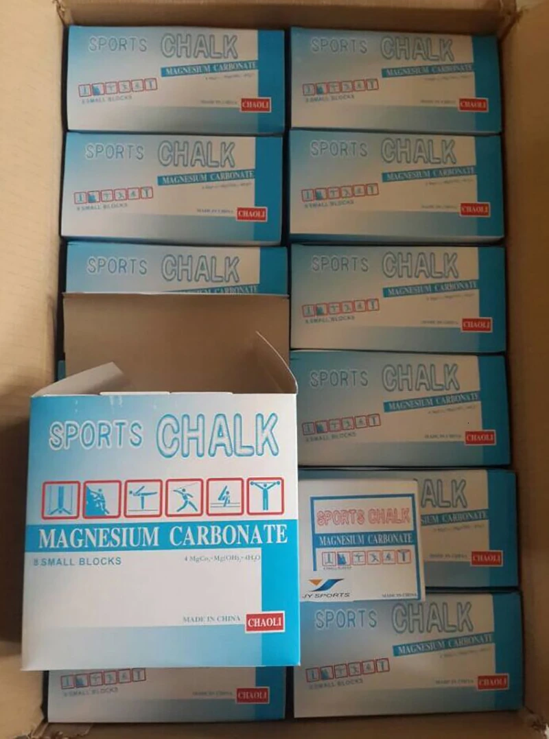 2/4/8pcs Blocks Sports Chalk Weight Lifting Magnesium Powder Anti-skid Rhythmic Gymnastic Chalk Sport Barbell Climbing Magnesium 6