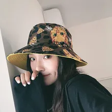 Мужская и женская летняя складная шляпа-ведро, унисекс, для улицы, солнцезащитная, с принтом, двусторонняя, с козырьком, для путешествий, складная, рыболовная шляпа