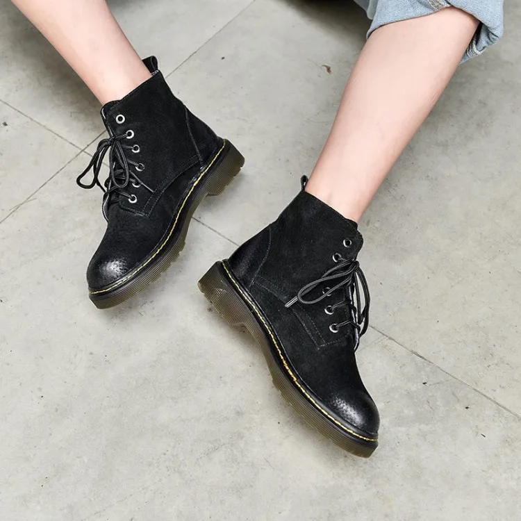 Женские зимние ботинки; Botas Mujer; женская обувь черного цвета; chaussures femme; женская обувь с круглым носком; розовые женские ботильоны на среднем каблуке; Buty Damskie