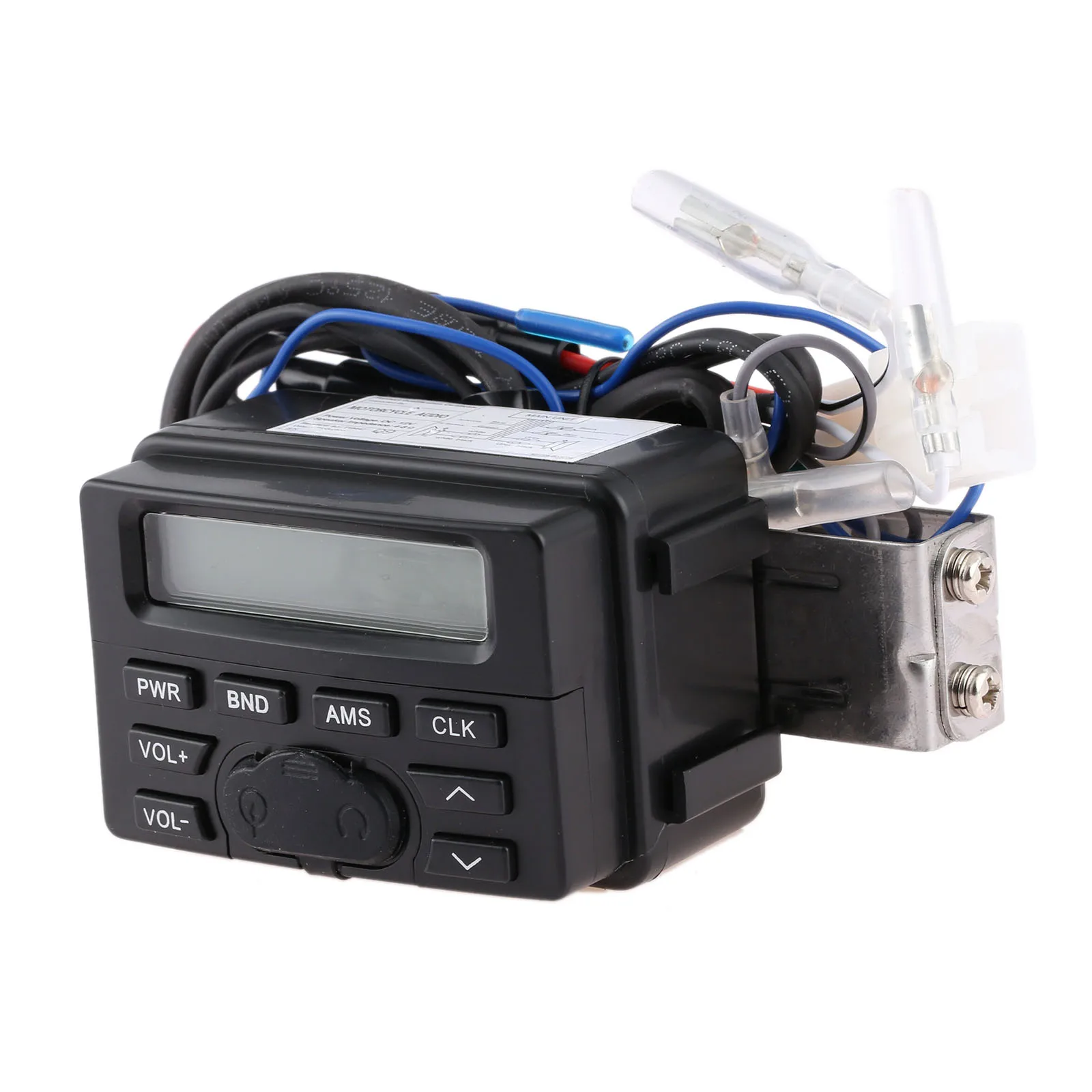 Mgoodoo 1 комплект DC12V 30 Вт аудио мотоциклетная радиосистема для Suzuki FM MP3 2 колонки подходят для Yamaha Honda Kawasaki 3,5 мм разъем