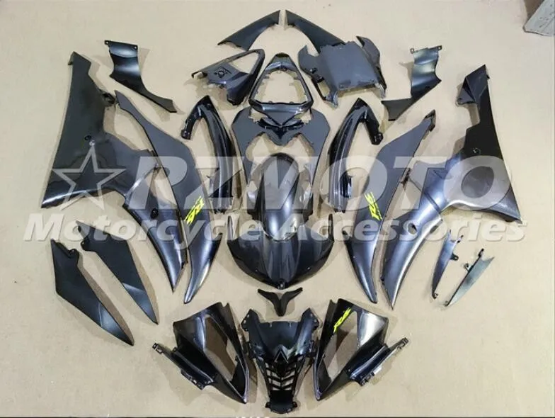 Gray Стиль набор впрыскивателей Мотоцикл Обтекатели Fit для YAMAHA YZF-R6-600 2008- 08-16 обтекателя Кузов Набор изготовленный на заказ Серый цвет классный - Цвет: Gray