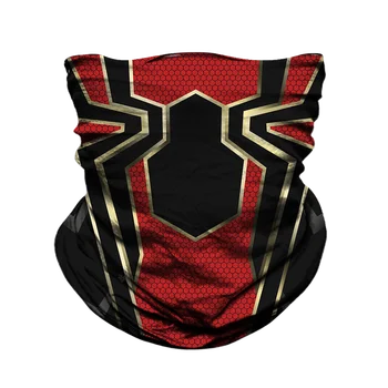 

3D Spiderman Face Mask Deadpool Neck Warmer The Punisher Neck Buffs Motorcycle Face Shield Venom Cycling Headband Hiking Scarves