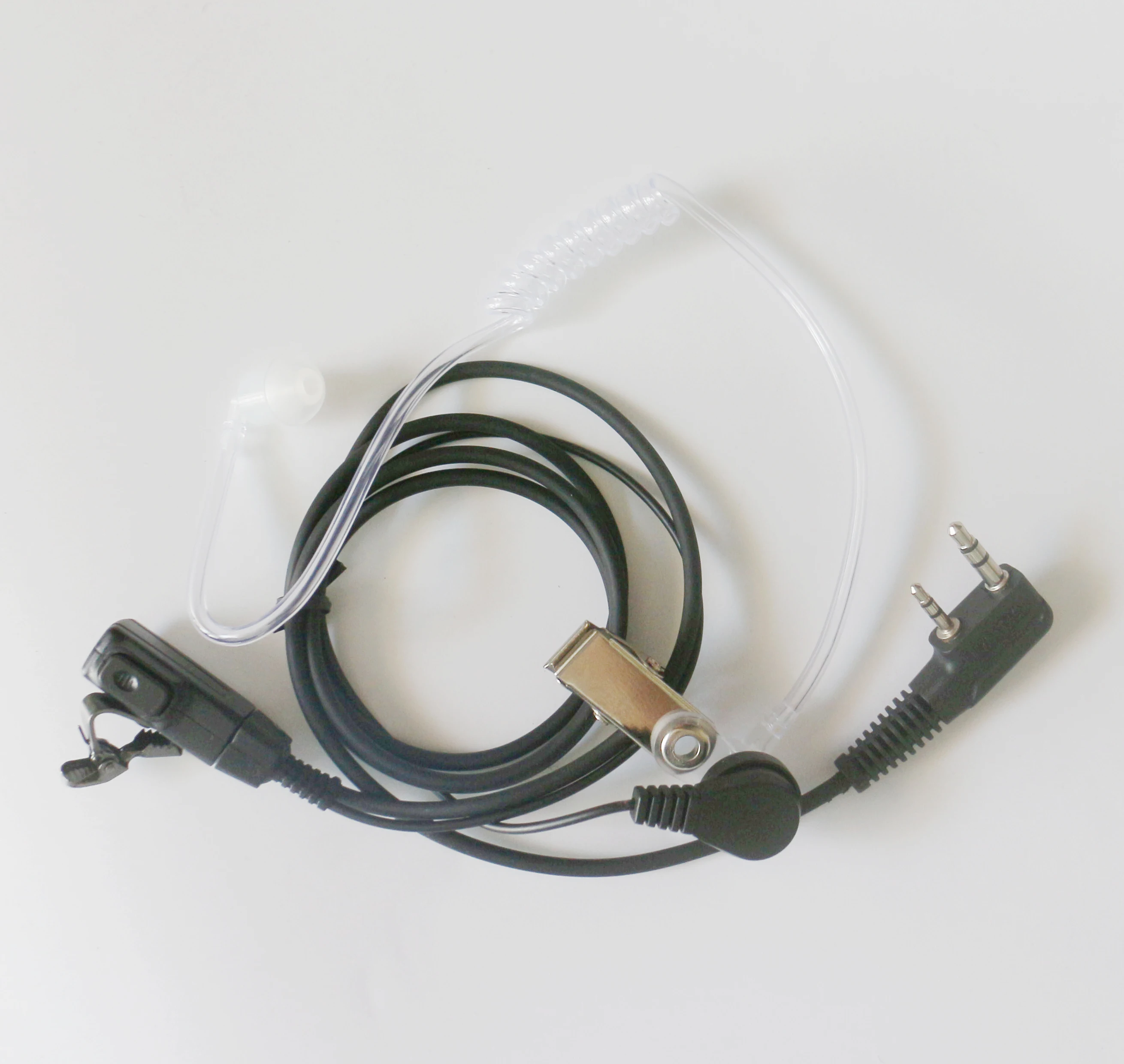 

Earphone Air Acoustic Tube Earpiece For Baofeng Radio 2 Pin PTT Transparent Headset Microphone K Port UV-5R Two Way Radio