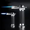 Gas Lighter High Capacity Torch Turbine Lighter Spray Gun Butane Two Flame Blue Flame Cigar Explosion-proof Lighter Wild Kitchen ► Photo 1/6