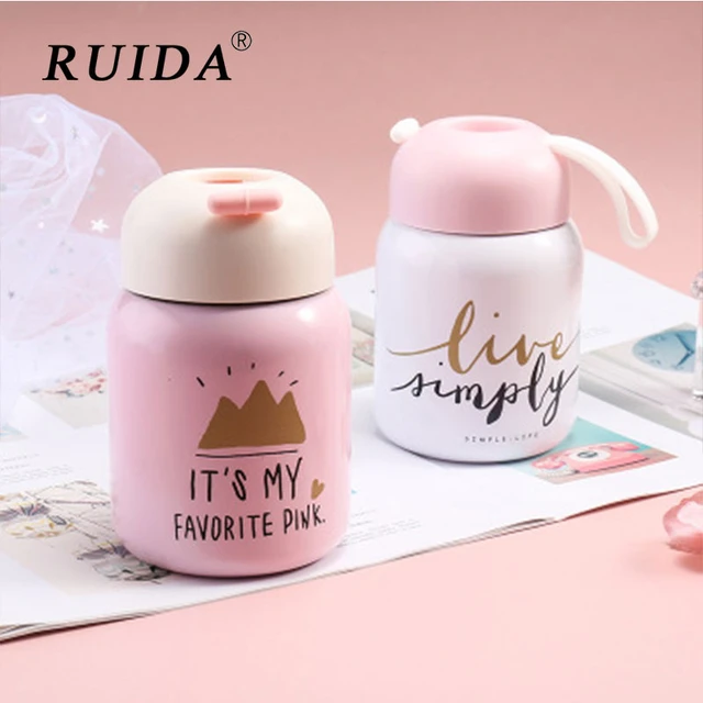 220ml Cartoon milk thermos for baby food mug student cup stainless steel  thermos mug thermos flask small baby thermos flask - AliExpress