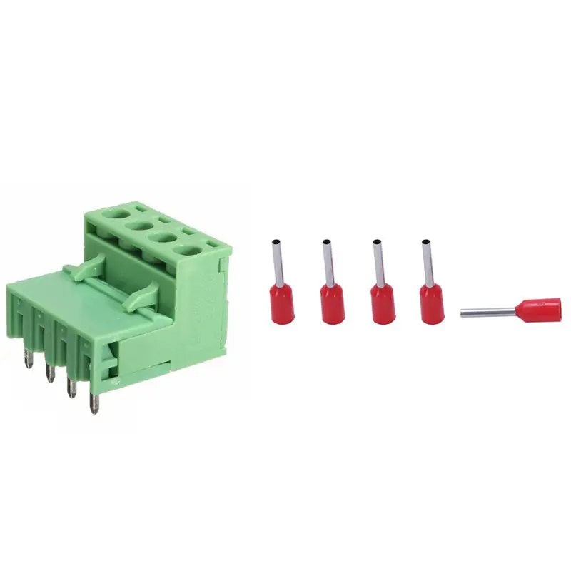 Клеммная колодка AWG 22 Pin 1000 шт. красная с 10X 2EDG 4Pin 5 08 мм коннектор прямым