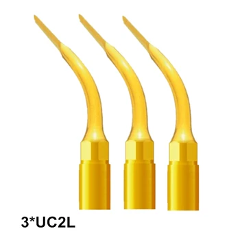 

Left Angle 3PCS UC2L Dentist Dental Equipment Dental Piezo Surgery Tip For MECTRON And WOODPECKER Piezosurgery Machine
