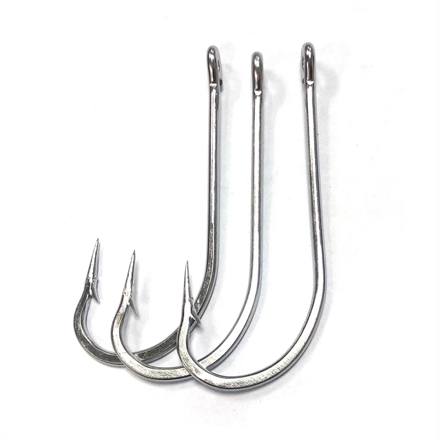 CN04 7/0 80pcs/lot Stainless Steel O'Shaughnessy Hooks Sea Big