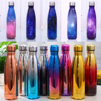 

500ML Portable Stainless Steel Water Bottle Vacuum Insulated Thermal Sports Chilly Flask/warm cup Travel Mug