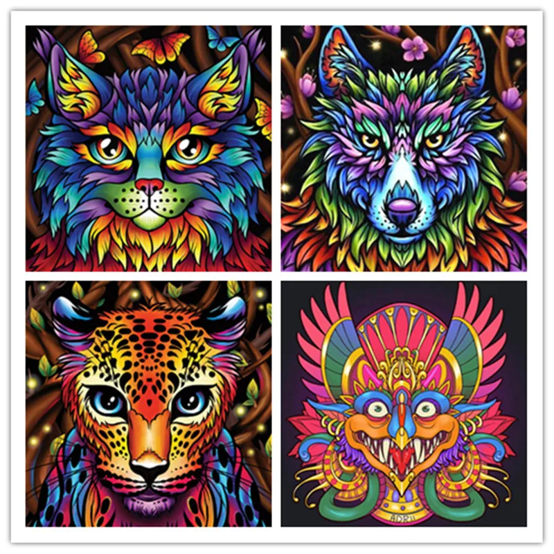 

Diamond Painting Animal Wolf Diamond Leopard Cross Stitch Diamond Embroidery Sale Full Drill Home Decor Wall Art Picture