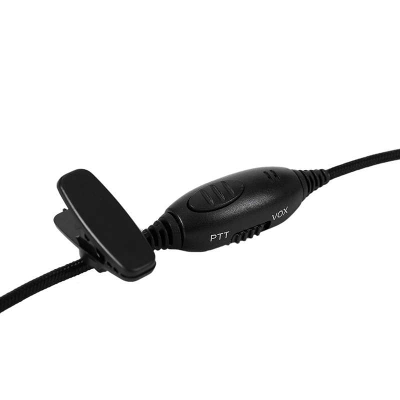2 PIN PTT микрофон наушники гарнитура для KENWOOD RETEVIS BAOFENG UV5R 5R/888S