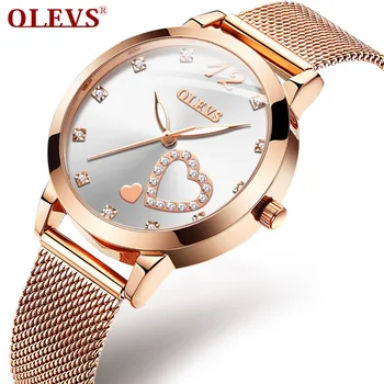 

Luxury Stainless Steel Female Ladies Watch Rose Gold Quartz Watches For Women Watch Waterproof Clock Gifts For Woman Reloj Mujer
