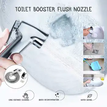 

Handheld Toilet Bidet Sprayer ABS Bidet Faucet Sprayer Set For Kitchen Balcony Bathroom High Strength Cleaning Shower Head