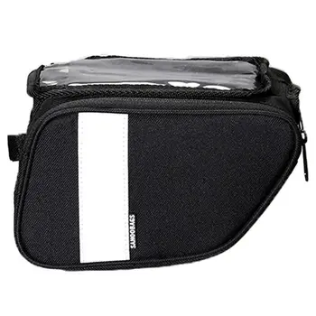 

SAHOO Mtb Bike Bicycle Bags Waterproof Touch Screen Cycling Top Front Tube Frame Bags Triangle Bag Bike Accessories