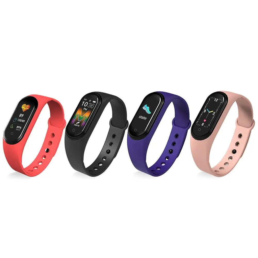 

M5 Smart Fitness Bracelet Band With Measuring Pressure Pulse Meter Sport Activity Tracker Men Women Watch Wristband