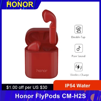 

Honor FlyPods TWS Wireless Earphone Standard Version H2S Hi-Fi Waterproof IP54 Tap Control Wireless Charge BT 5.0 Headset